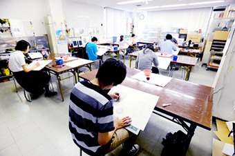 模試を行う受験クラス