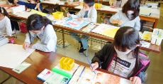児童画クラス<br>アトリエ展前なので頑張って仕上げます!