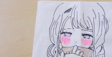 児童画クラス春のハンカチのデザイン」<br>イラストが大好きなYちゃん作
