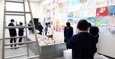 アトリエ展2023搬入風景